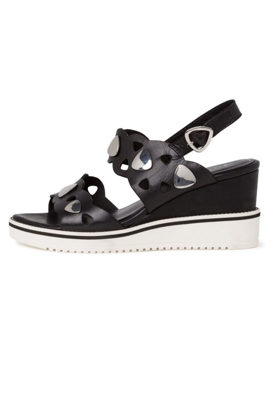TAMARIS Riemchen Sandalen schwarz