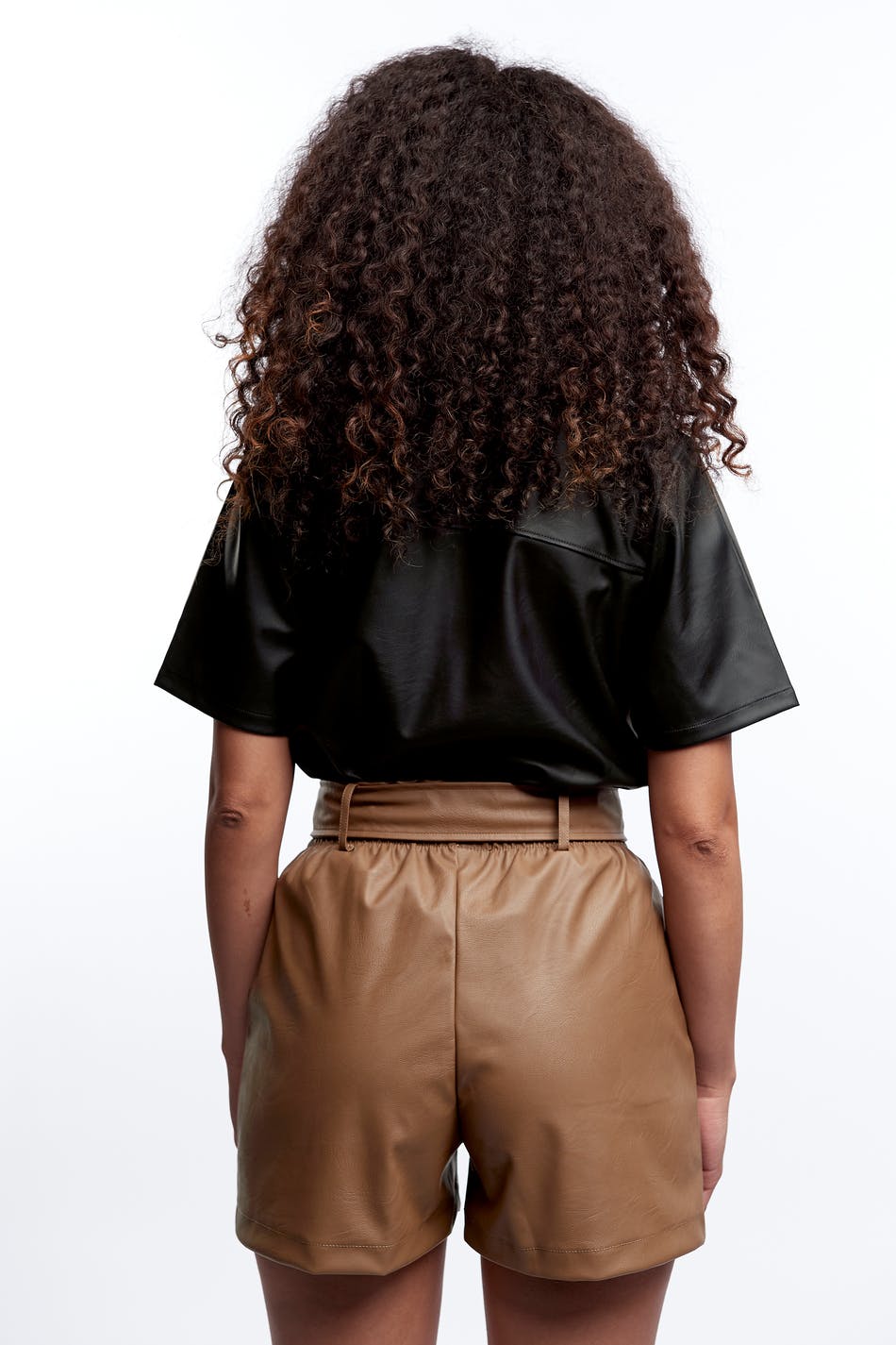Gaby pu shorts