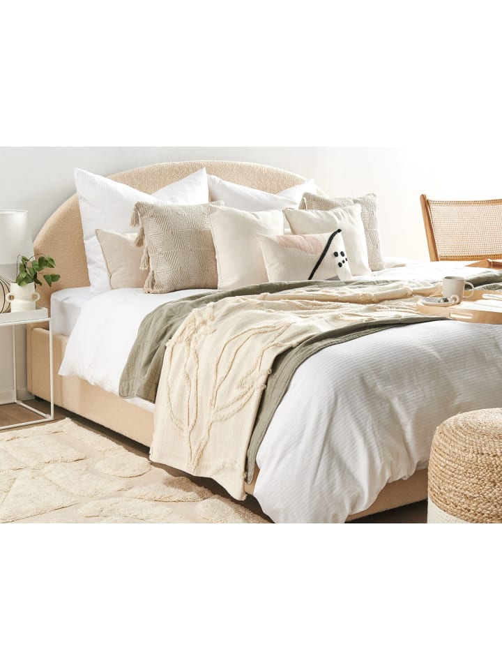 Beliani Kuscheldecke ACACIA in Beige - (W) 130 x (H) 1 x (L) 160 cm günstig kaufen onesize