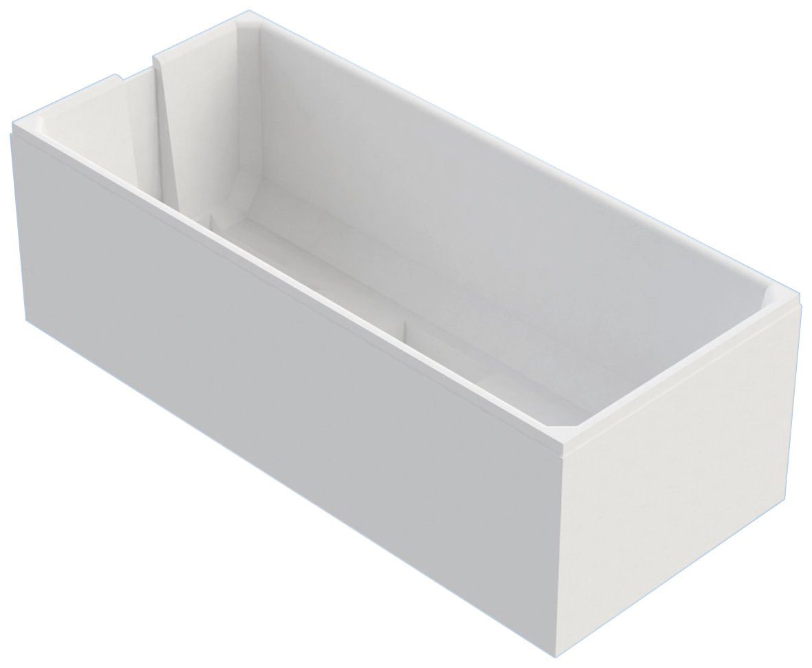 OTTOFOND Badewanne Julia, (Komplett-Set, 3-tlg), mit Wannenträger und Ablaufgarnitur