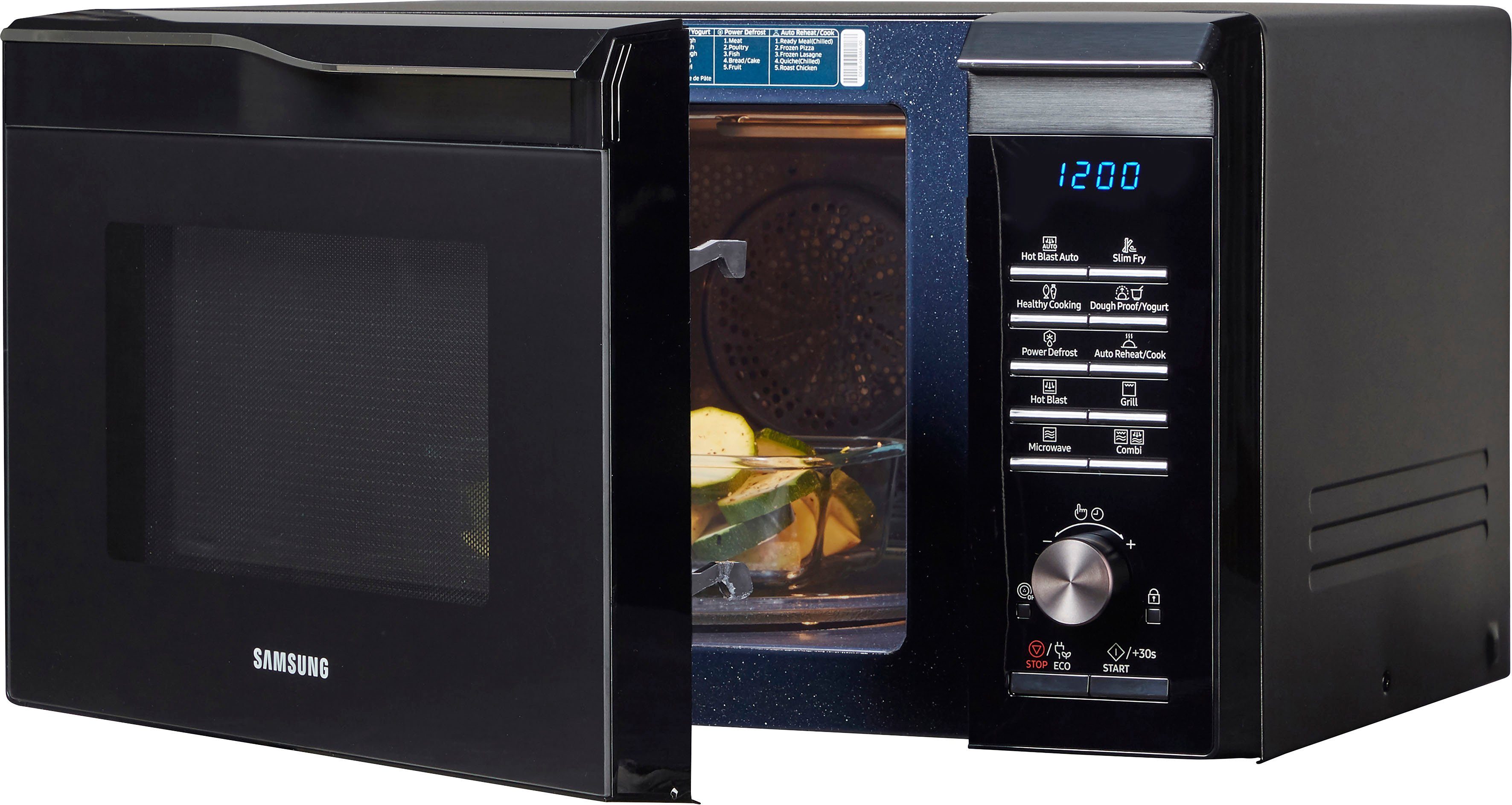Samsung Mikrowelle MC28M6035KK/EG, Grill, Heißluft, 28 l