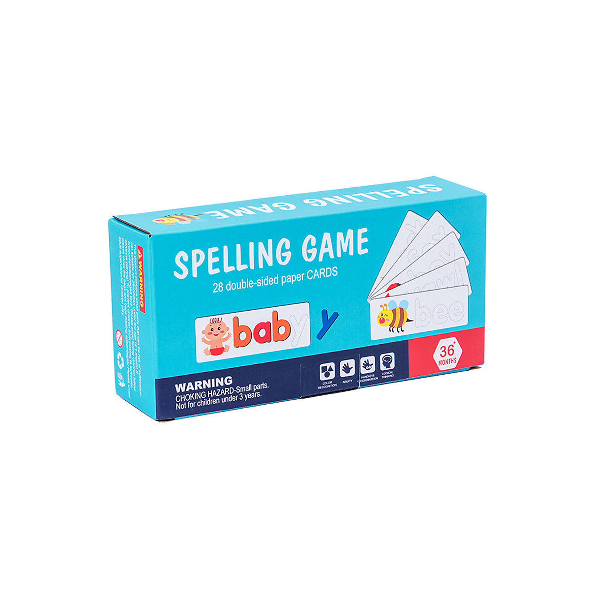 Frühes Lernspielzeug für Kinder Kinder Holzpuzzle Rechtschreibung Wort Spiel frühes Lernen kognitives Spielzeug
