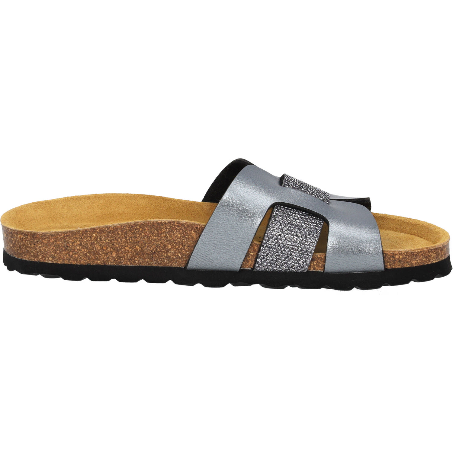 Palado Crisui, Pantoletten, Damen, Grau Metallic