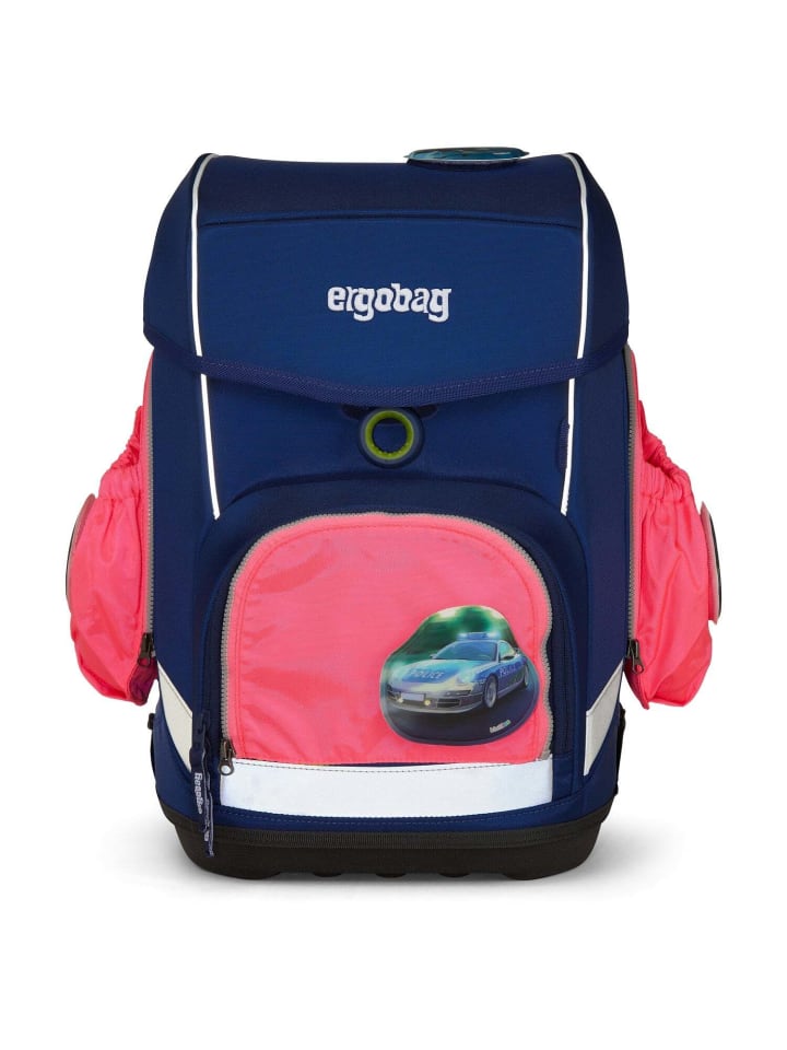 Ergobag Zubehör Pack/Cubo/Cubo Light/Wide Fluo - Seitentaschen Zip-Set 3tlg. (gelb) in pink günstig kaufen onesize