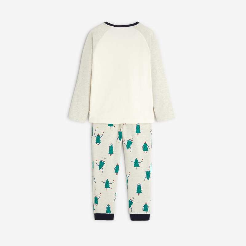 Pyjama good vibes long enfant gris chiné garçon Catimini