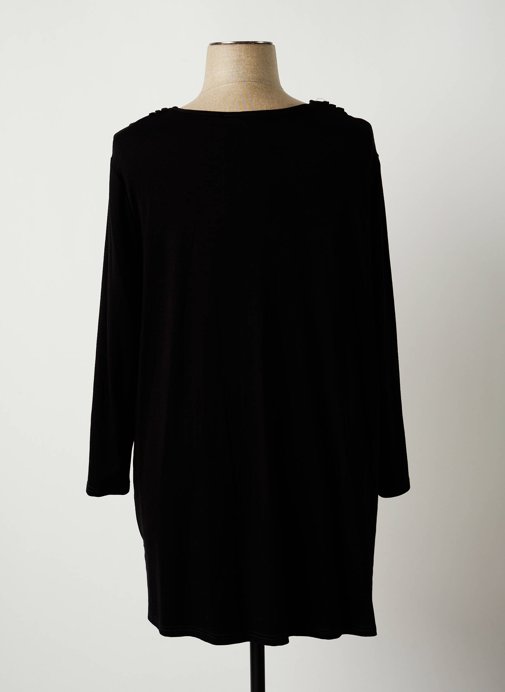 Chalou Tuniquemanchelongue Femme couleur noir