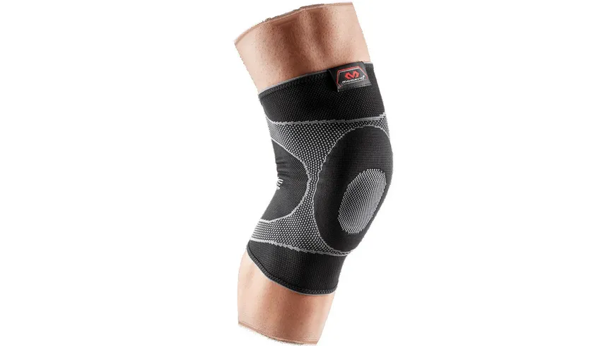 McDavid Kniebandage 4 Wege-Stretch mit Geleinlage, schwarz, Gr. S