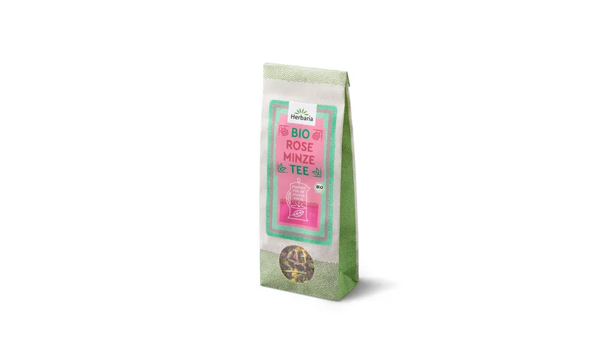 Herbaria Bio Teemischung Rose-Minze 20 g
