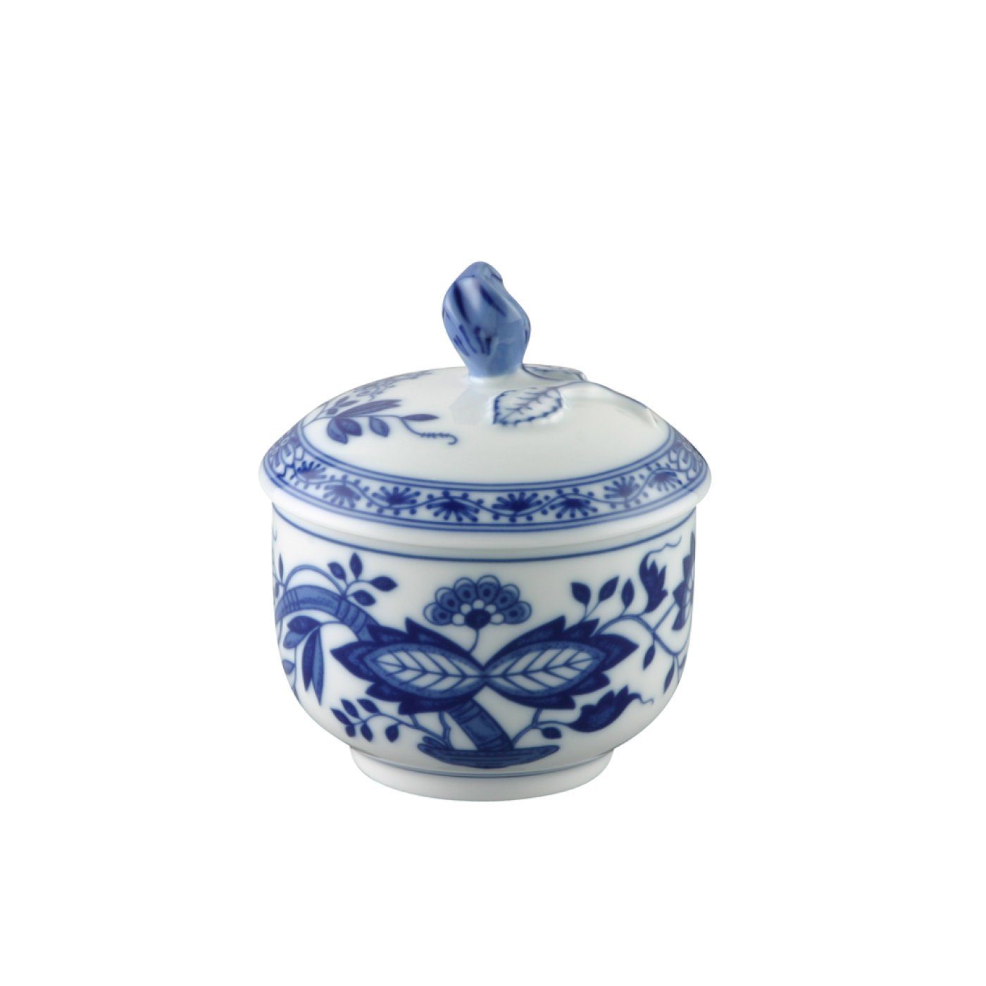 Hutschenreuther Zuckerdose Blau Zwiebelmuster Zuckerdose 6 Personen, Porzellan, (2-tlg)