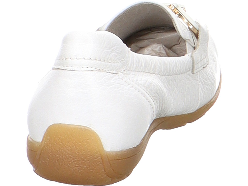 CAPRICE Klassische Slipper weiss white deer