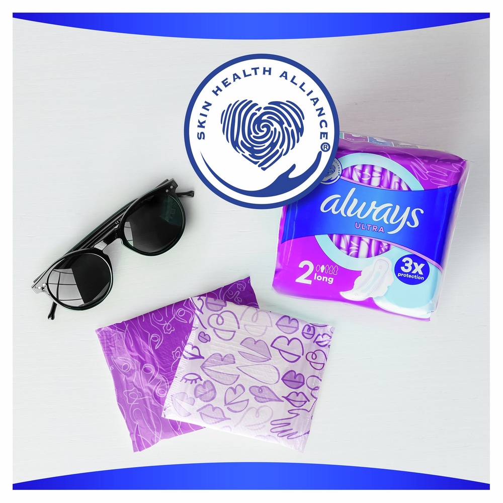 always Always Ultra Serviettes Hygiéniques Long (T2) Avec Ailettes Serviettes Hygiéniques