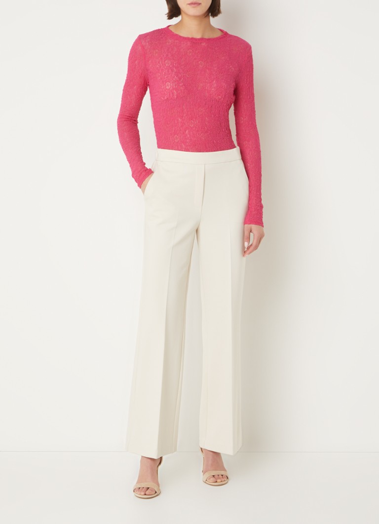 Phase Eight Lainey long-sleeved shirt with texture
