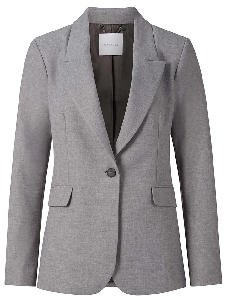 Rich & Royal Blazer in Grau günstig kaufen