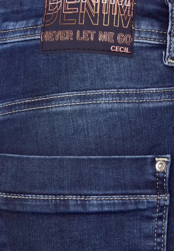 CECIL Slim Fit Jeans mit Bootcut