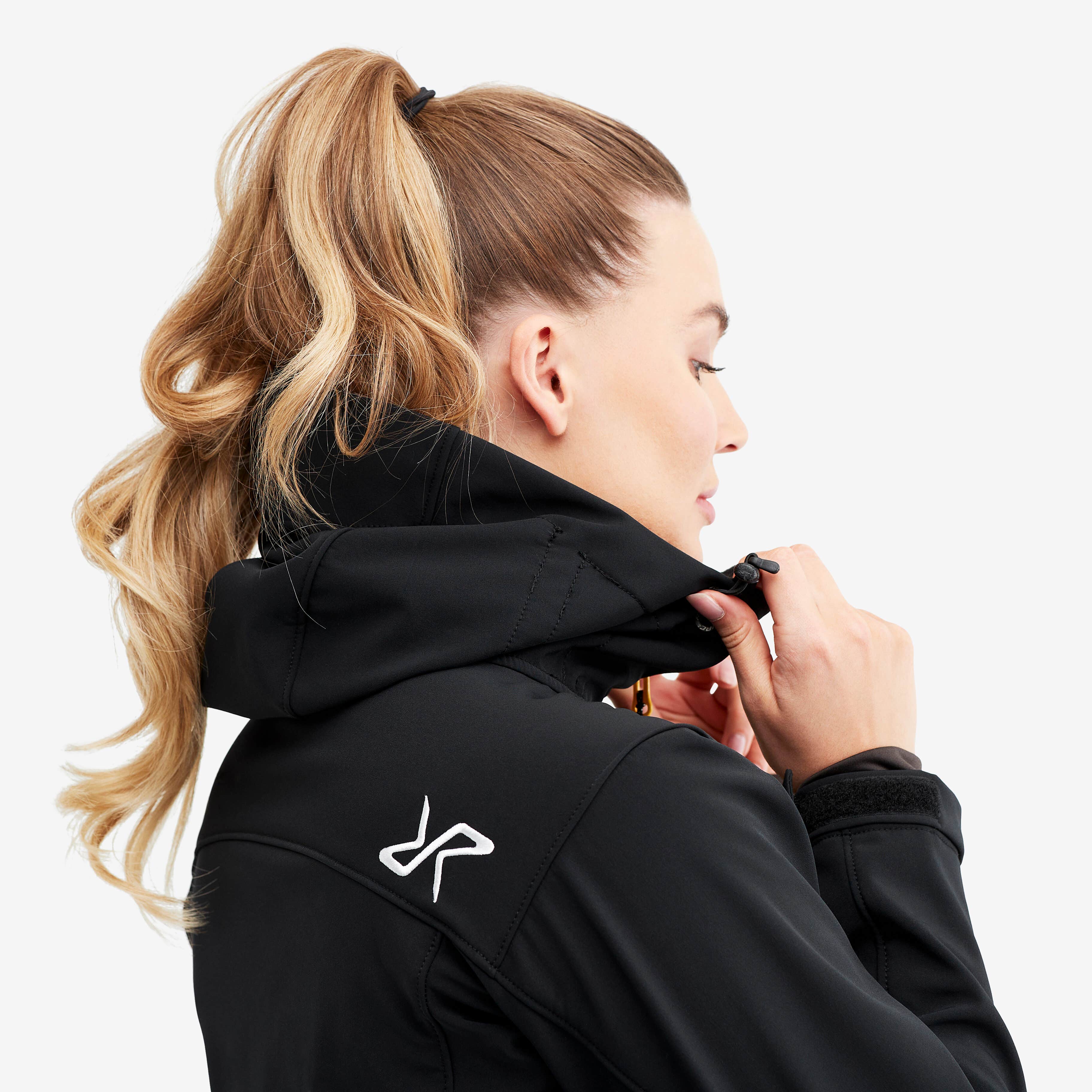 Hiball Jacket Femme Black/Yellow