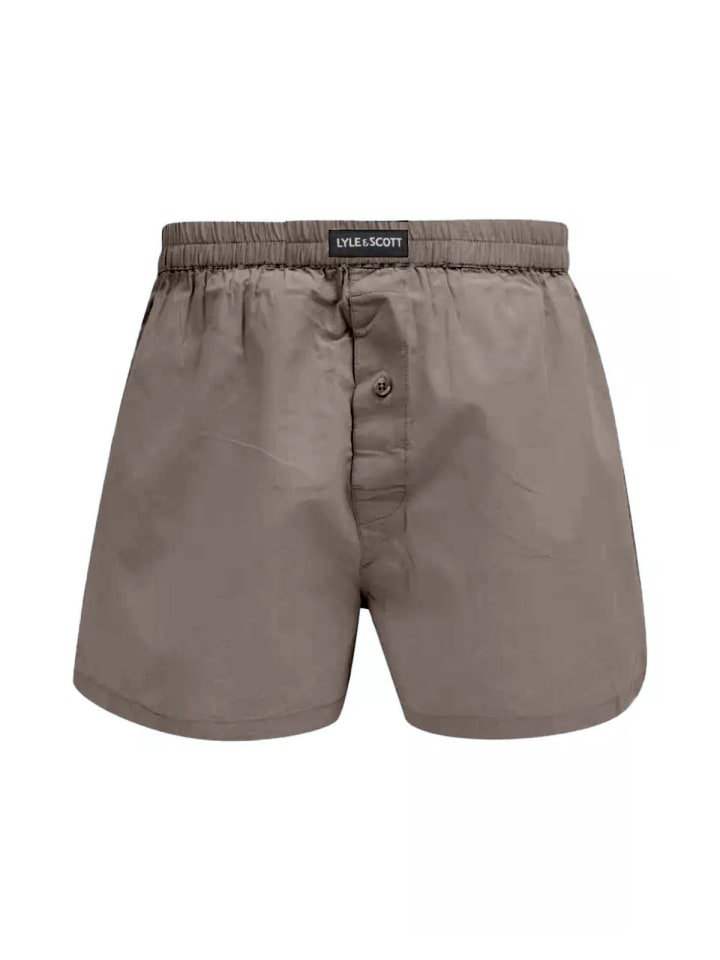 Lyle & Scott Boxer 3-Er Set in Anthrazit/Schwarz günstig kaufen