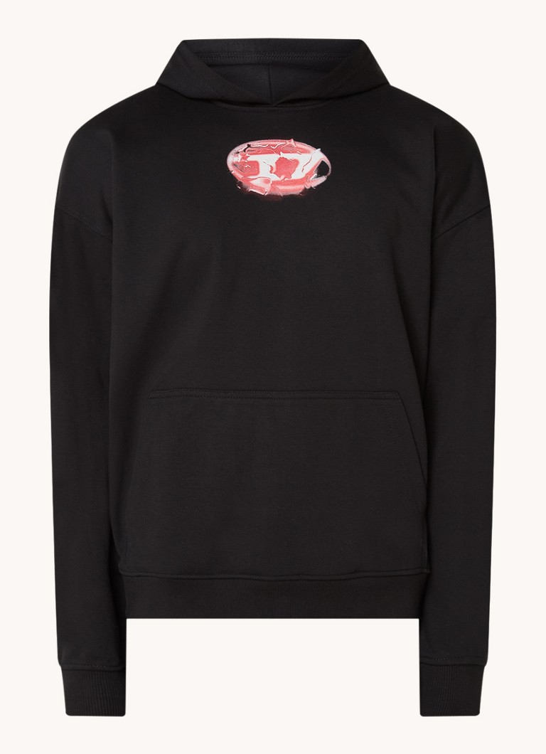 Diesel S-Boxt-Hood-K3 hoodie with logo and back print