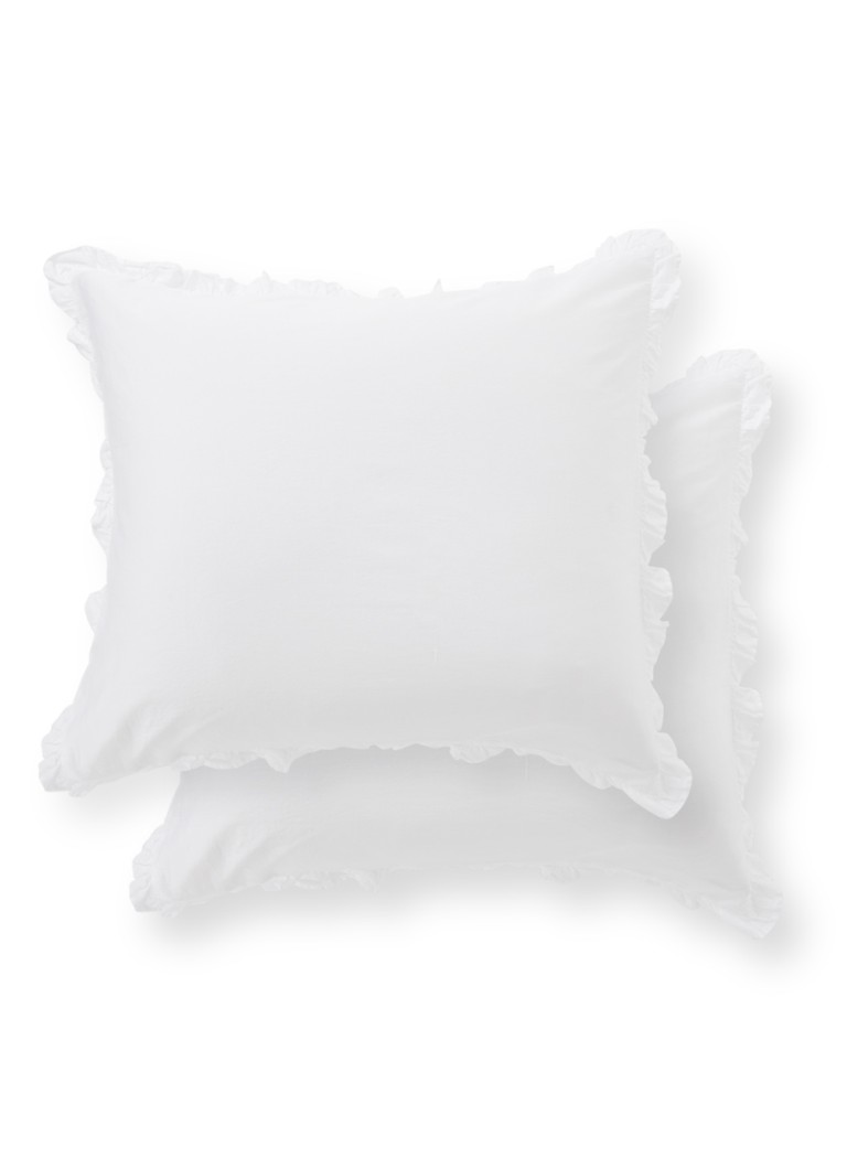 Față de pernă Bijenkorf Home din satin de bumbac organic, 200 de fire, pachet de 2