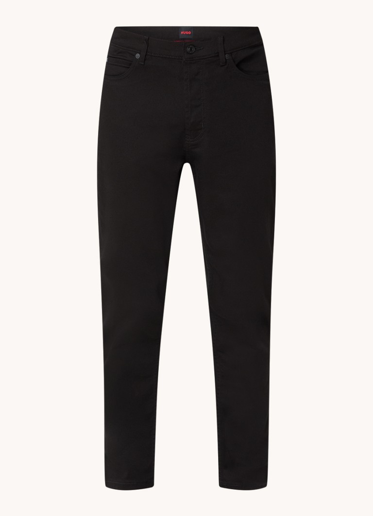 Pantaloni scurți slim fit din denim HUGO BOSS, decolorați