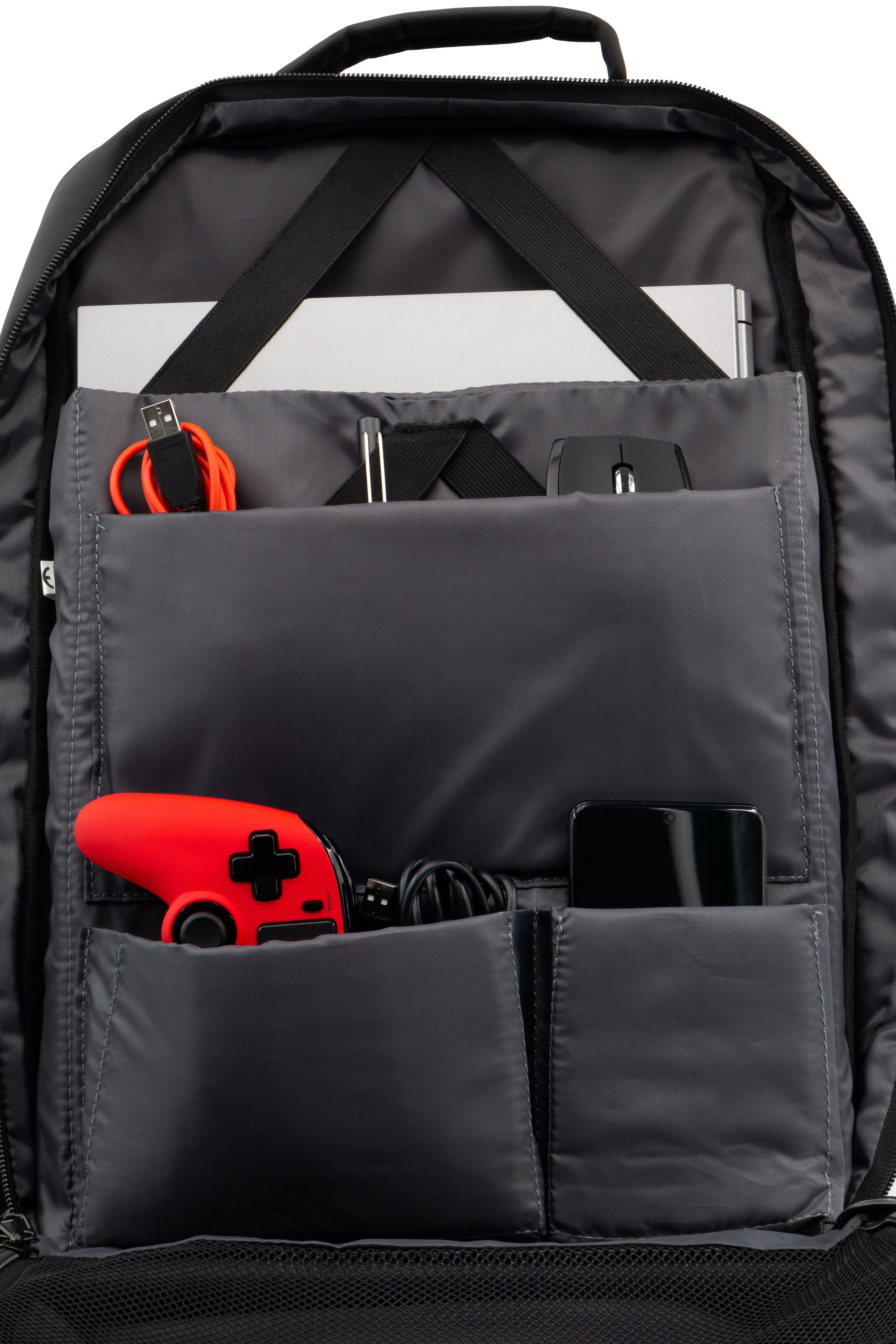 Hyrican Laptoprucksack Striker Game Bag CAMPER LED Laptoprucksack, 17,3'' Notebook, 12