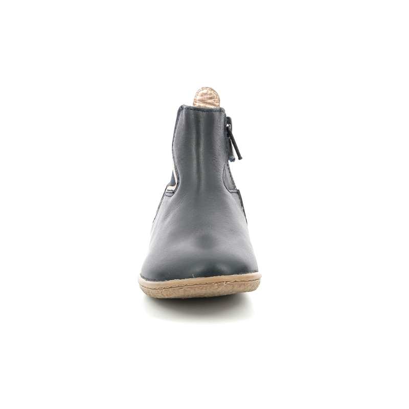 Boots cuir Vermillon