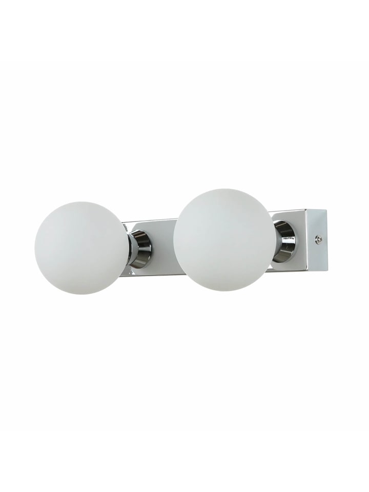 Licht-Erlebnisse Wandlampe in Chrom Weiß günstig kaufen onesize