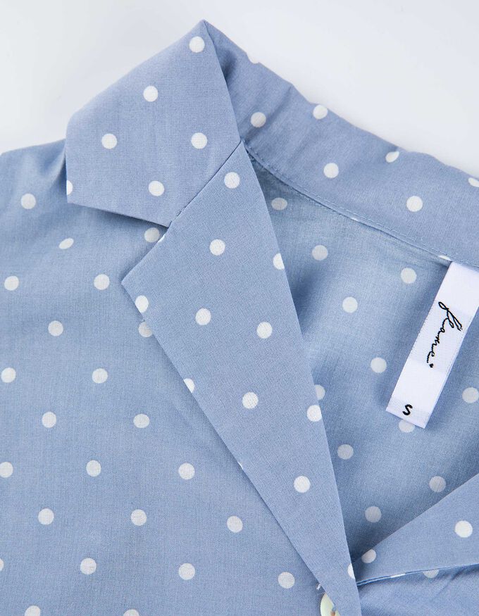 Pyjama Set aus Shirt und Hose - Baumwolle