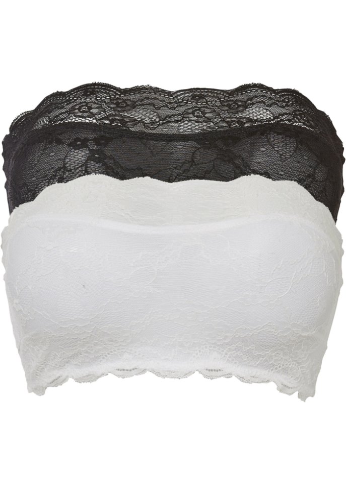 Spitzenbandeau ohne Bügel (2er Pack)