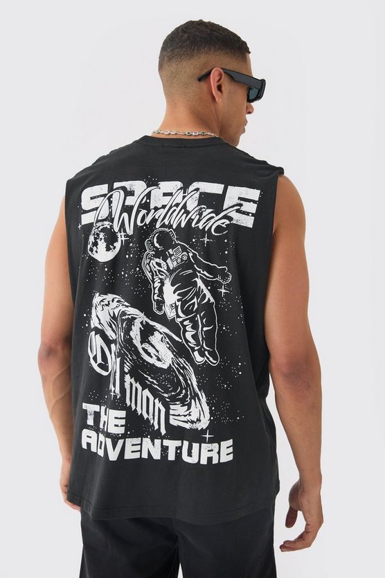 Oversize Tanktop mit Print