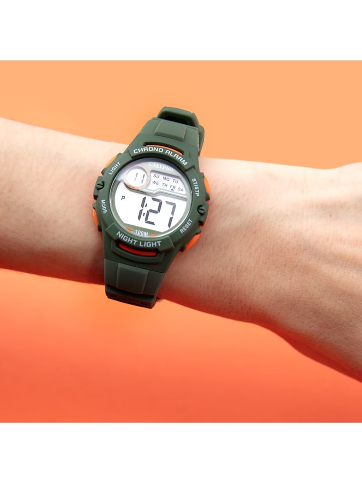 Calypso Digital-Armbanduhr Calypso Junior grün günstig kaufen onesize