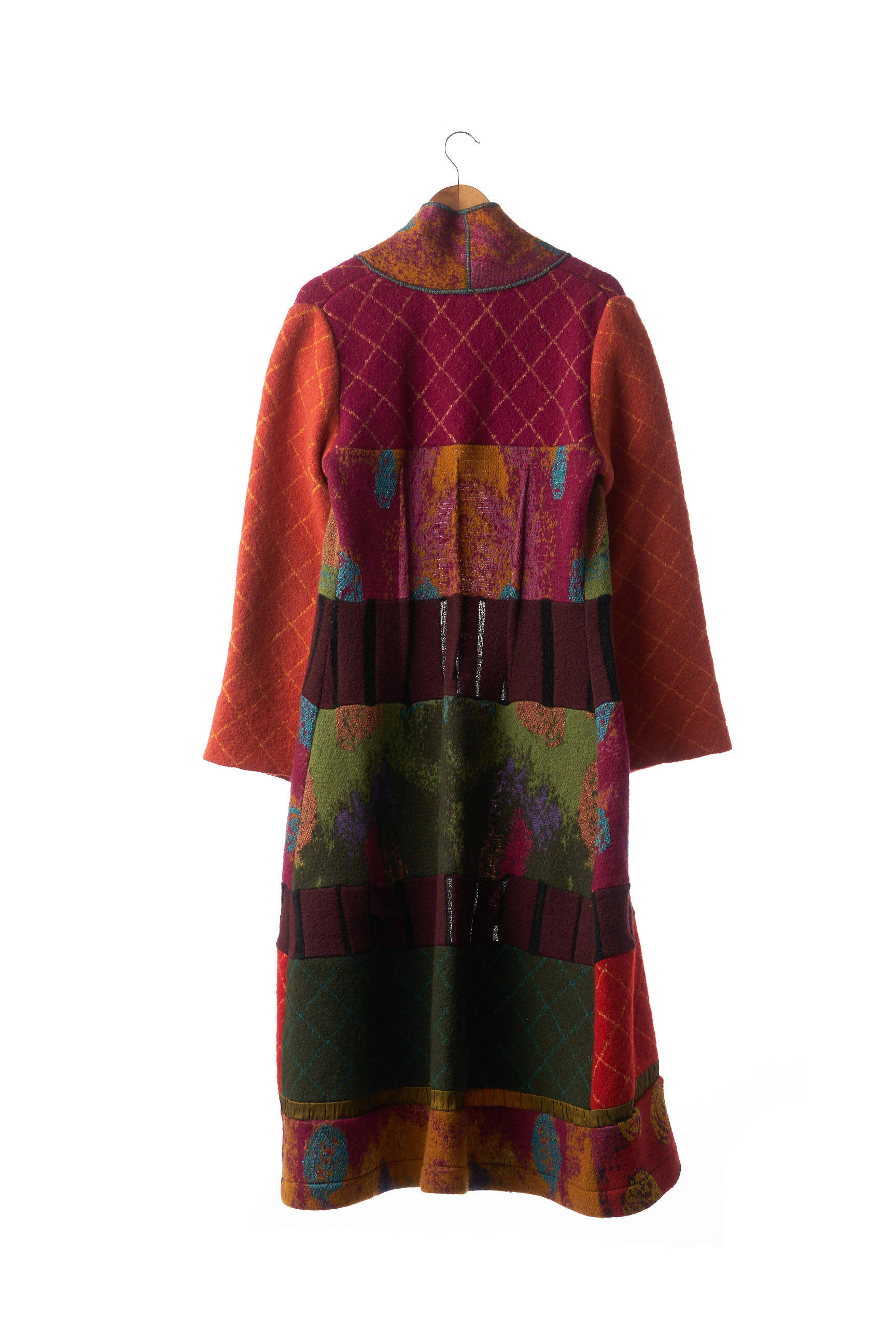 Louise Della Manteaux Longs Femme couleur orange