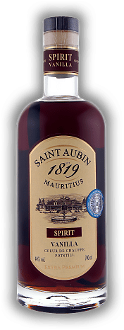 Saint Aubin Extra Premium Vanille Rum Saint Aubin Extra Premium Vanille Rum Subtile Kombination auf der Basis von Rum und Vanille. 0,7	 Liter - Vol 40%