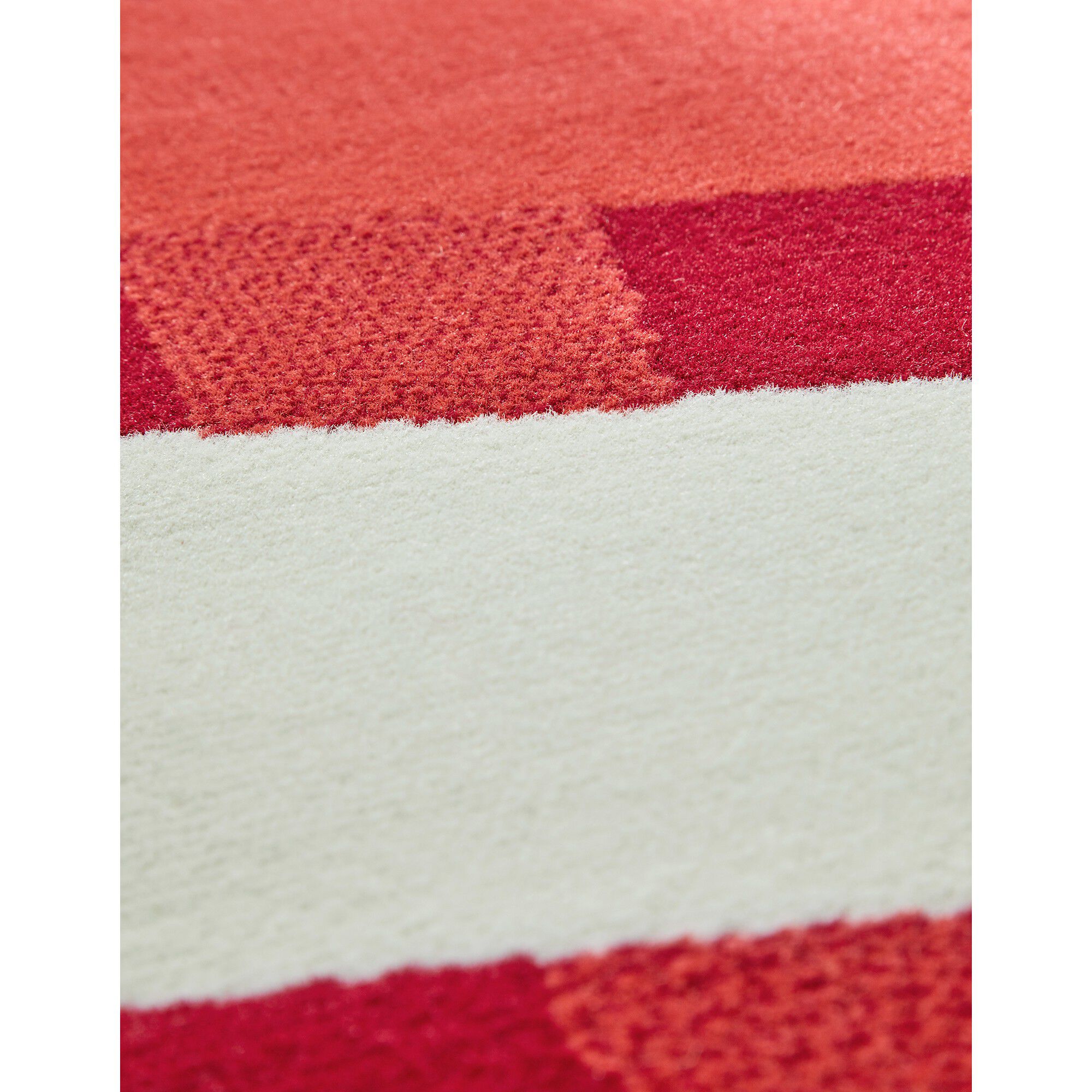 Tapis rectangulaire motif rétro