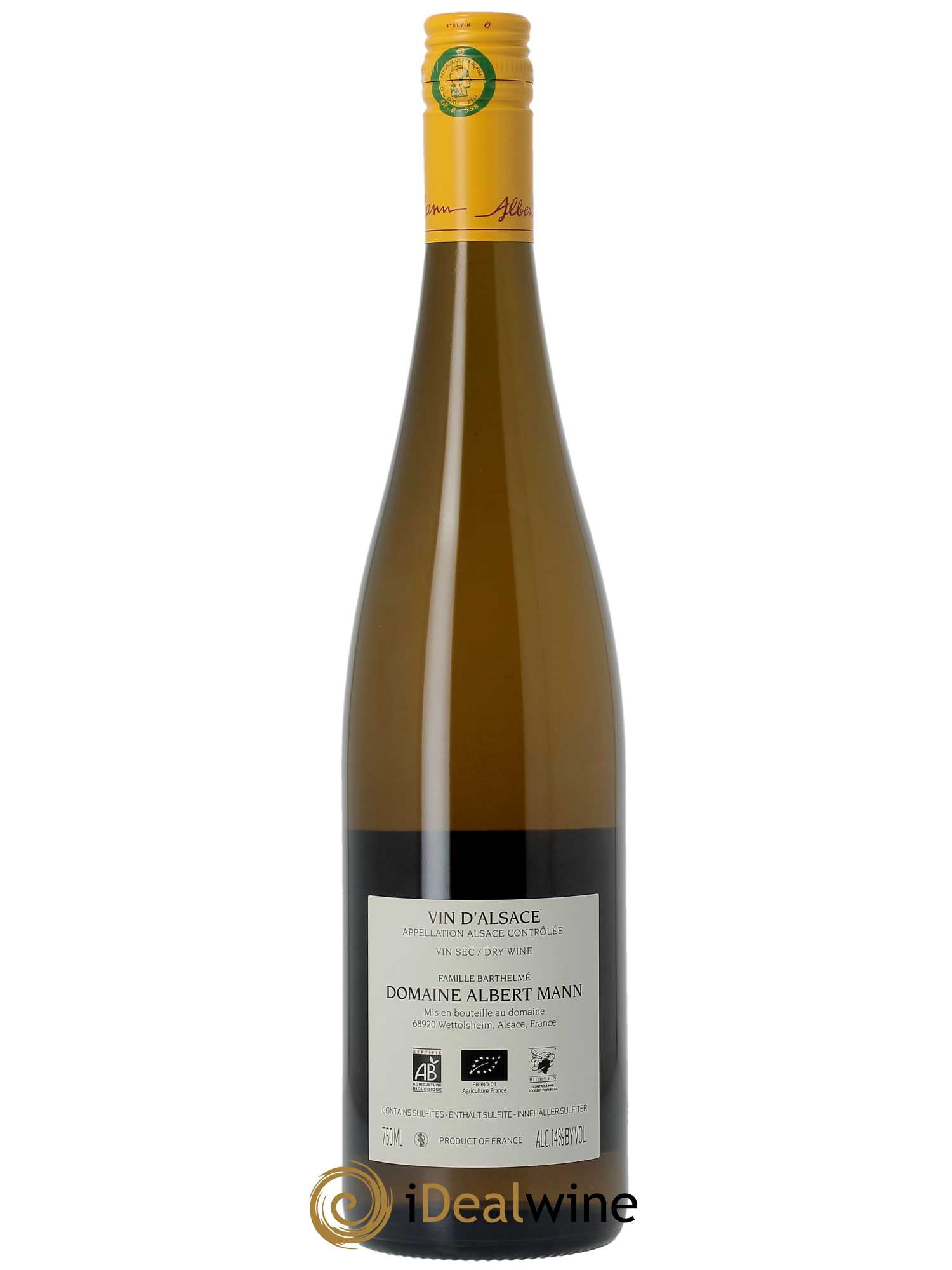 Pinot Gris Albert Mann  2022 - Lot de 1 Bouteille
