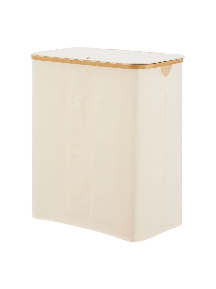 en.casa Wäschekorb Rusko in Beige (H)69cm (B)57cm (T)37cm (V)140l günstig kaufen onesize