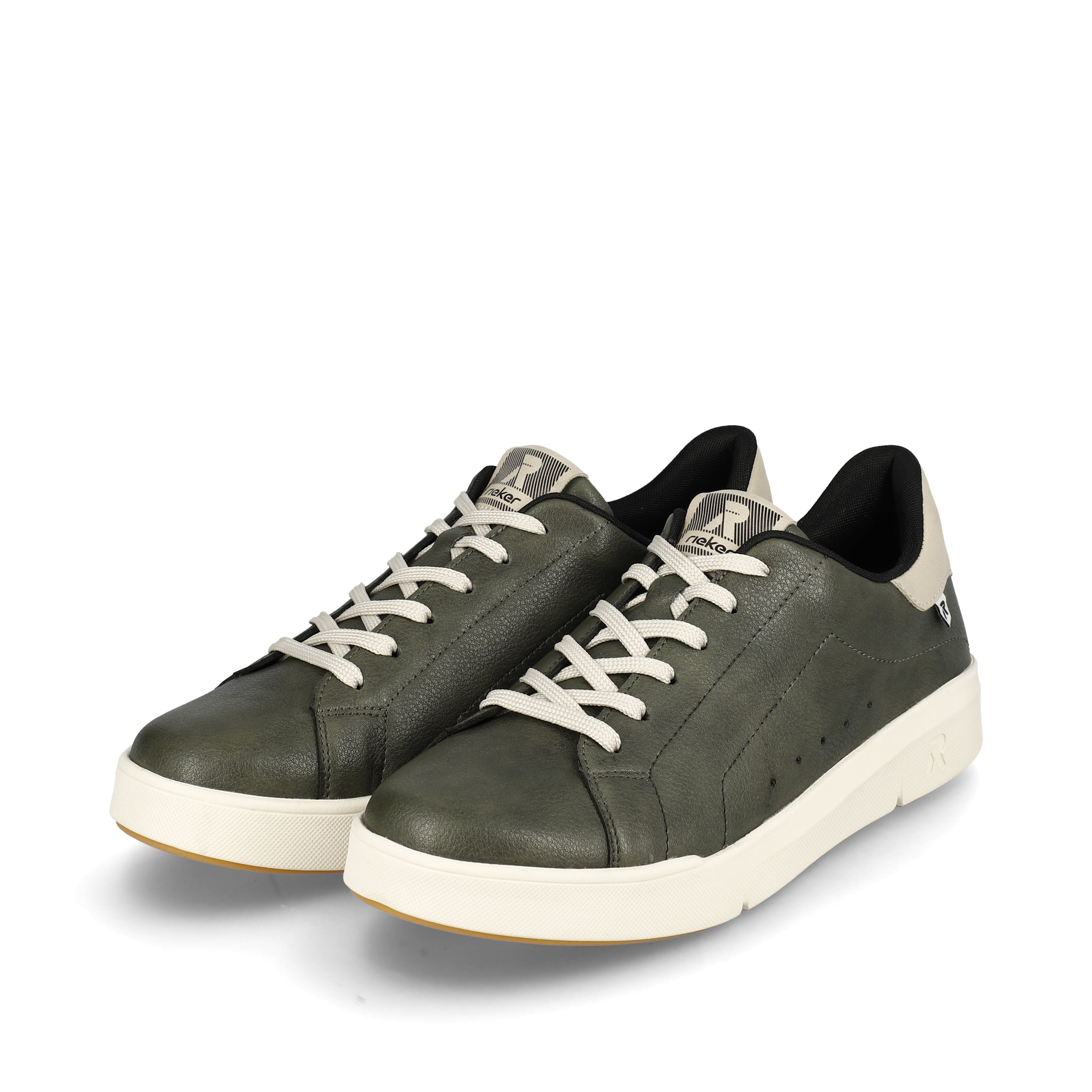 Rieker Damen Sneaker Low khaki grey