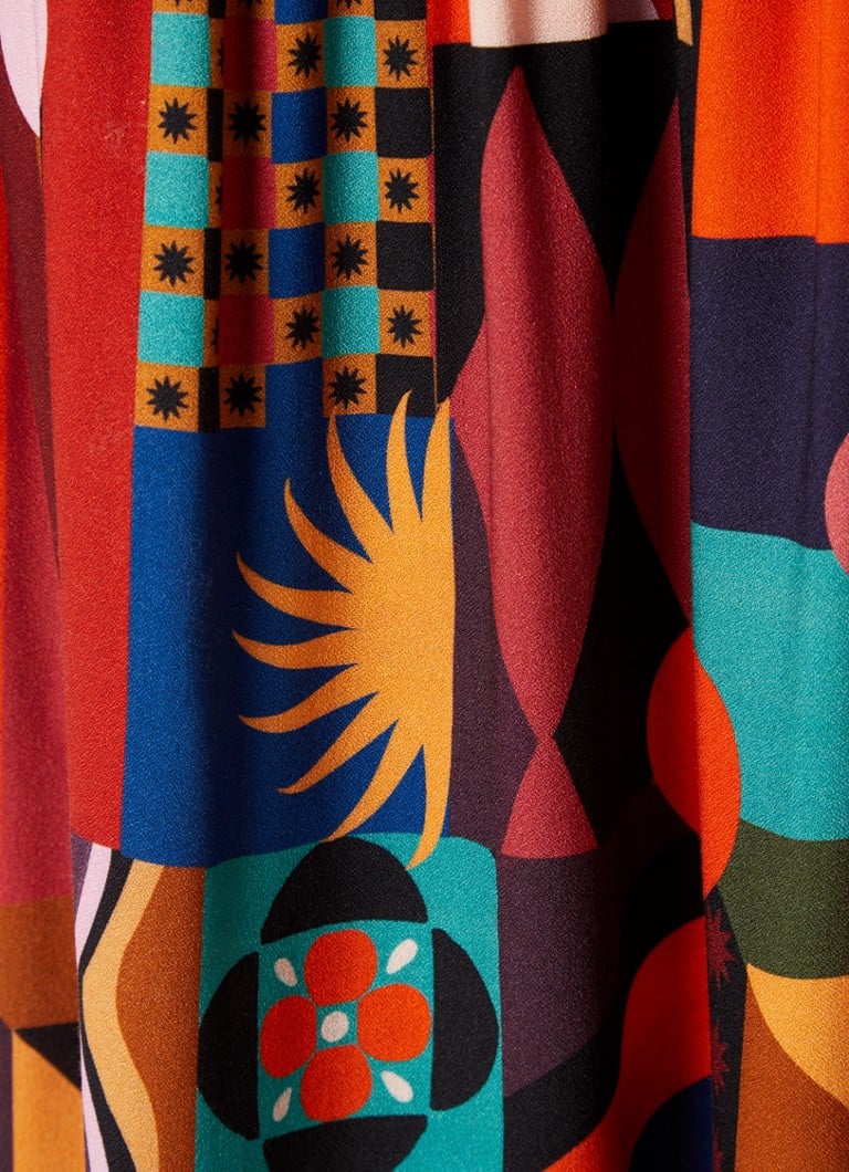 Φόρεμα μίντι τουνίκ με τροπικό print και γραφικά σχέδια Farm Rio