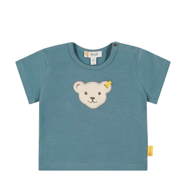 T-Shirt kurzarm, mittelblau