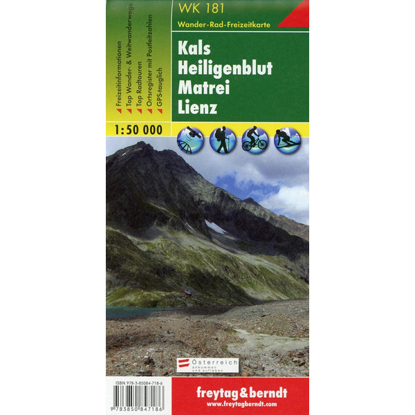 Kals - Heiligenblut - Matrei - Lienz 1 : 50 000 - Wanderkarte