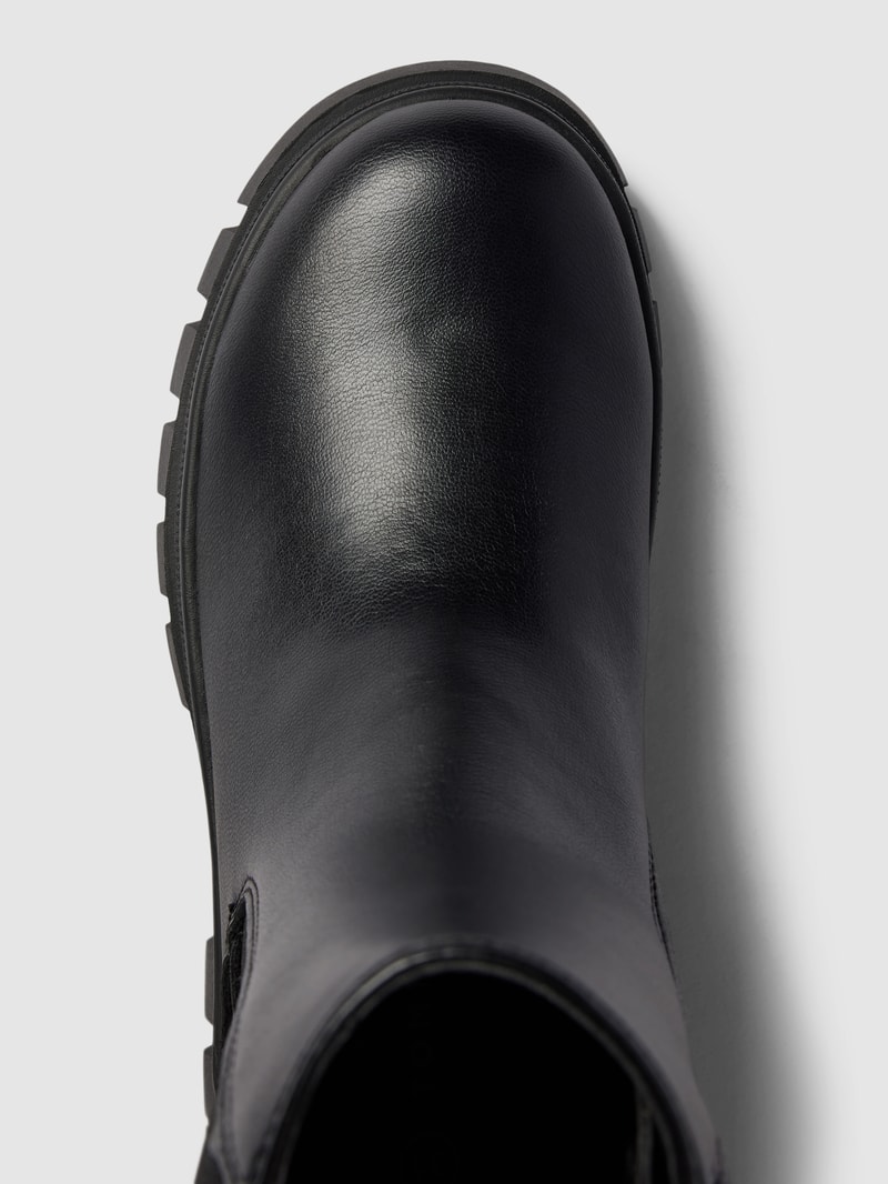 Chelsea Boots in Leder-Optik Modell 'MICHIGAN' in schwarz
