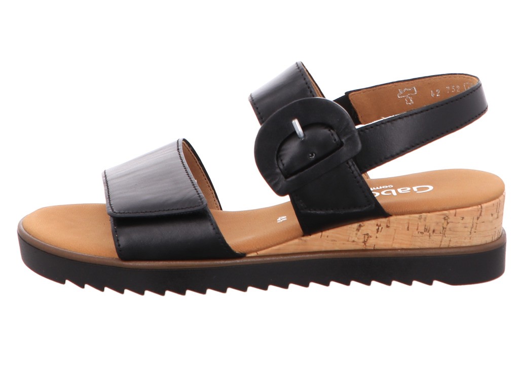 GABOR Klassische Sandalen schwarz