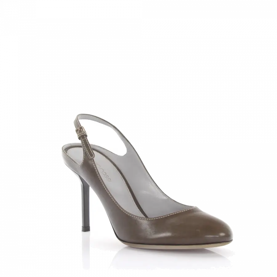 Sergio Rossi - Slingpumps Leder braun - braun