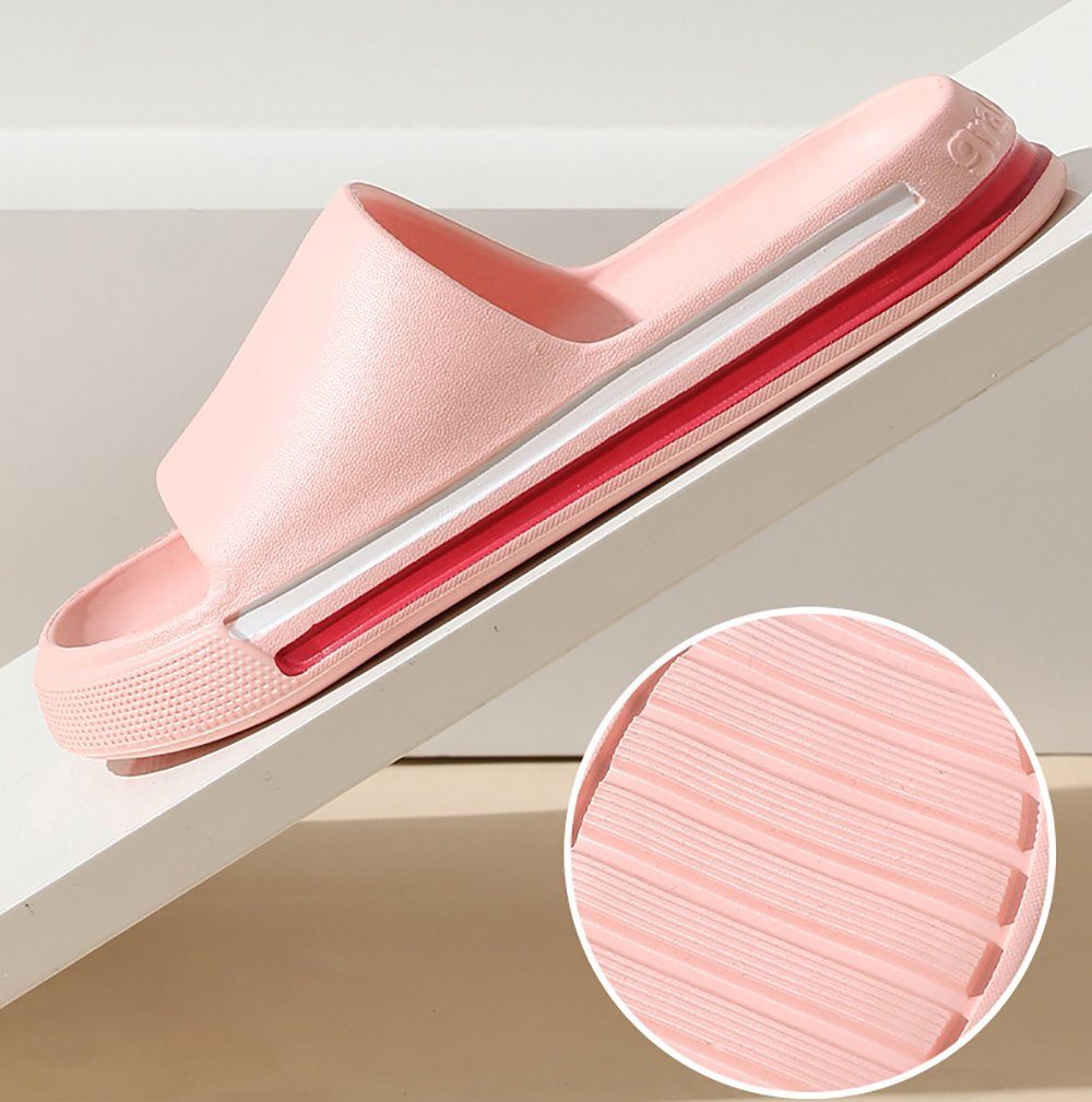 Geistesblitz Damen Schlappen Badesandale (Badeschuhe, 1-tlg., EVA Super Weich Rutschfest) Hausschuhe Damen
