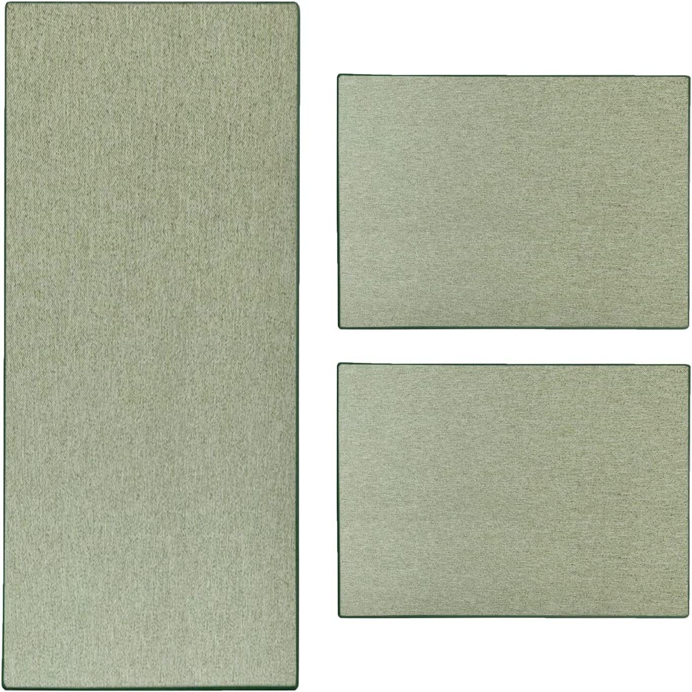 Bettumrandung Sabang, 7 Farben & 3 Größen, Bettvorleger Floordirekt, Höhe 3.5 mm, (3-tlg), in Sisal-Optik