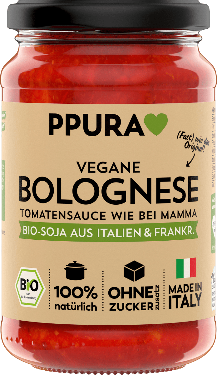Tomatensoße, Bolognese, vegan, 340 g