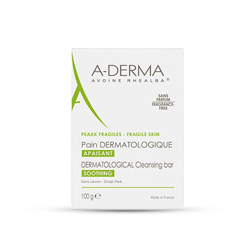 A-Derma Les Indispensables Pain Dermatologique au Lait d’Avoine 100 gr Pain dermatologique