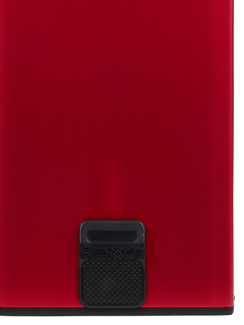 Kartenetui aus Aluminium - RFID-blocking in rot