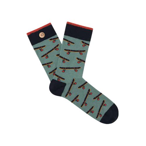 Chaussettes Eliot & Elise vert