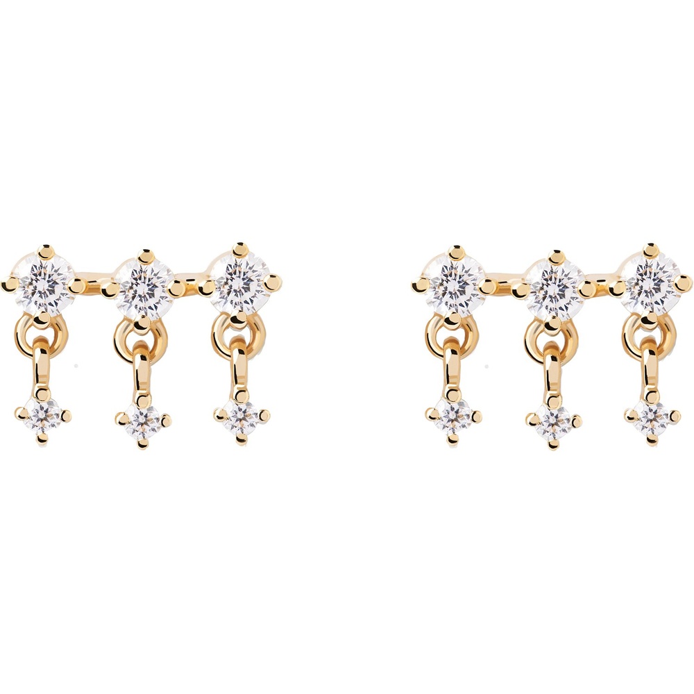 P D Paola Boucle d'oreille unique 925 Argent Boucles d'oreilles