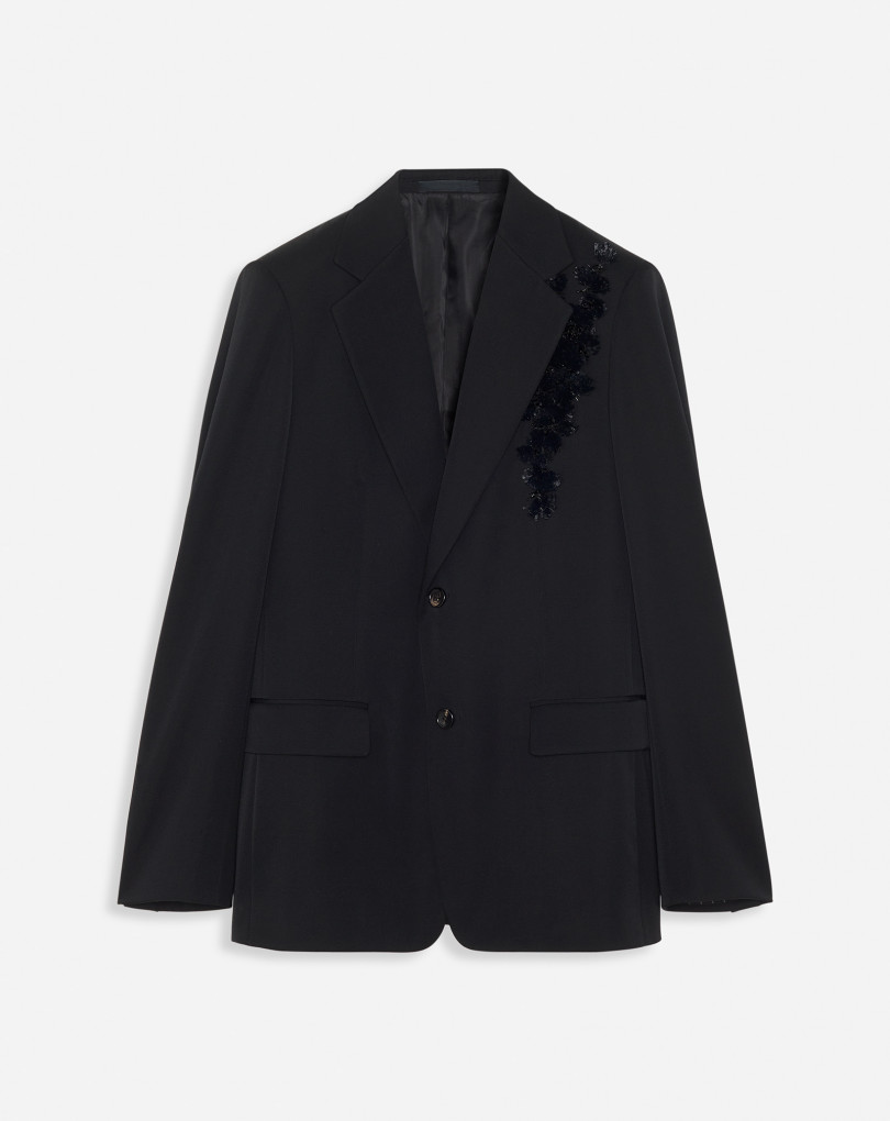 VESTE BRODÉE À BOUTONNAGE SIMPLE
